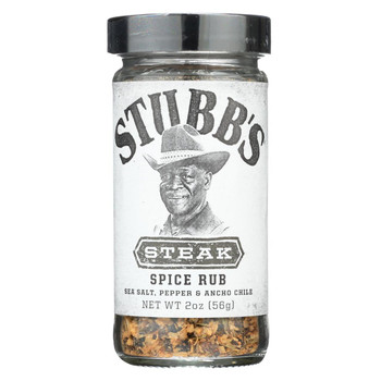 Stubbs Steak Spice Rub - Case of 6 - 2 oz.