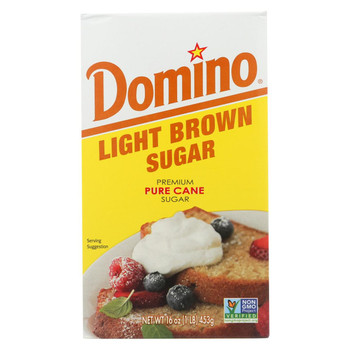 Domino Sugar - Light Brown - Case of 24 - 1 Lb