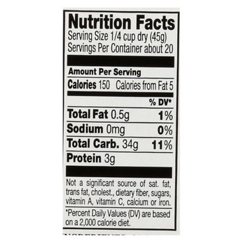 Rice Select Texmati Rice - Organic White - Case of 4 - 32 oz. Rice Select Texmati Rice - Organic White - Case of 4 - 32 oz.