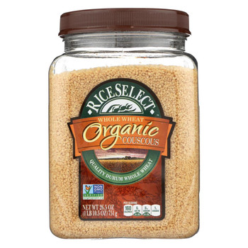 Rice Select Whole Wheat Couscous - Organic - Case of 4 - 26.5 oz. Rice Select Whole Wheat Couscous - Organic - Case of 4 - 26.5 oz.