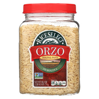 Rice Select Orzo - Original - Case of 4 - 26.5 oz. Rice Select Orzo - Original - Case of 4 - 26.5 oz.