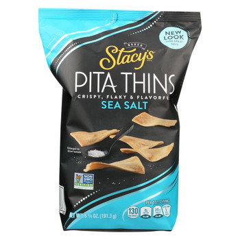 Stacy's Pita Chips Simply Naked Pita Chips - Case of 8 - 6.75 oz.