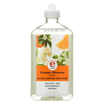Earthy Dish Liquid - Natural Orange Blossom - Case of 6 - 17 fl oz
