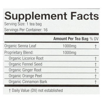 Choice Organic Teas - Organic Regularity Tea - 16 Bags - Case of 6