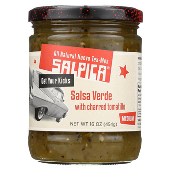 Salpica Salsas Dip - Verde - Case of 6 - 16 oz.