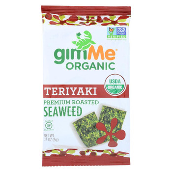 Gimme Organic Roasted Teriyaki - Case of 12 - 0.17 oz. Gimme Organic Roasted Teriyaki - Case of 12 - 0.17 oz.