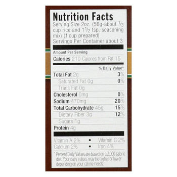 Lundberg Family Farms Organic Whole Grain Yellow Rice - Case of 6 - 6 oz. Lundberg Family Farms Organic Whole Grain Yellow Rice - Case of 6 - 6 oz.