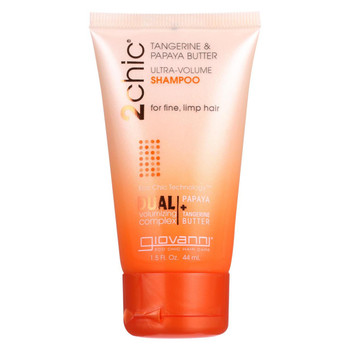 Giovanni Hair Care Products Shampoo - Tangerine and Papaya Butter - Case of 12 - 1.5 fl oz. Giovanni Hair Care Products Shampoo - Tangerine and Papaya Butter - Case of 12 - 1.5 fl oz.