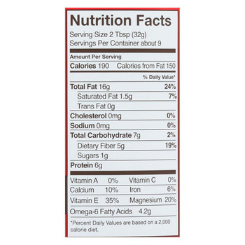 Barney Butter Almond Butter - Raw and Chia - 10 oz - case of 6 Barney Butter Almond Butter - Raw and Chia - 10 oz - case of 6