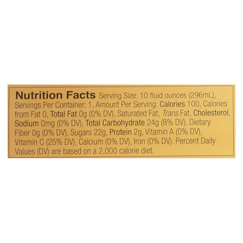 Wild Poppy Organic Juice - Grapefruit Ginger - Case of 12 - 10 fl oz