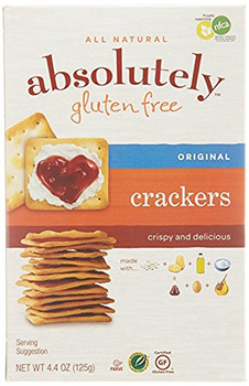 Absolutely Gluten Free - Crackers - Gluten Free - Case of 36 - 4.4 oz