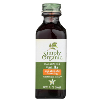 Simply Organic Vanilla Flavoring - Organic - 2 oz - Case of 6 Simply Organic Vanilla Flavoring - Organic - 2 oz - Case of 6