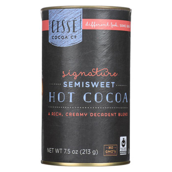 Cisse Hot Cocoa Mix - Fair Trade - Semisweet - 7.5 oz - case of 4