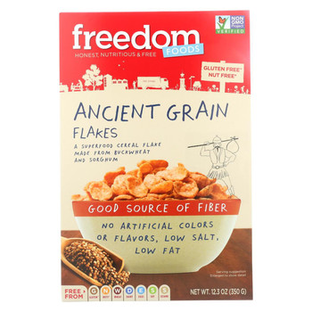 Freedom Foods - Cereal - Ancient Grain Flakes - Gluten Free - 12.3 oz - case of 5