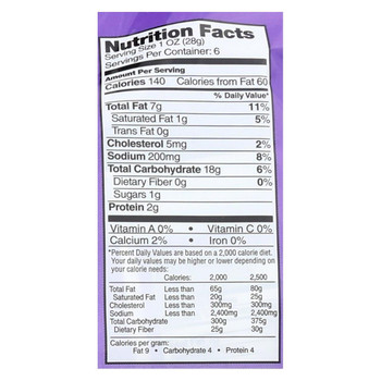 Pirate Brands Smart Puff - Real Wisconsin Cheddar - Case of 12 - 1 oz.