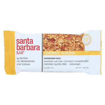 Santa Barbara Bars - Coconut Almond - Pack of 12