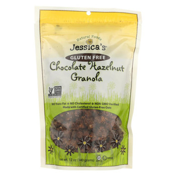 Jessica's Natural Foods Motor City Crunch - Chocolate Hazelnut Granola - Case of 12 - 12 oz.