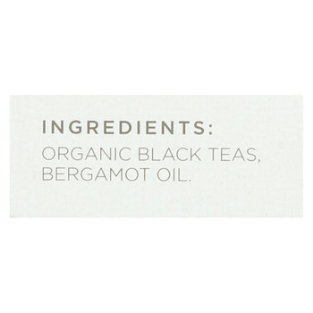 Tazo Tea Organic Tea - Earl Gray Noir - Case of 6 - 20 BAG