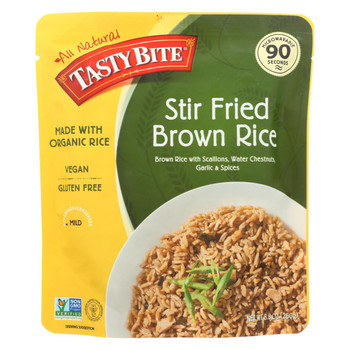 Tasty Bite Rice - Stir Fried Brown - 8.8 oz - case of 6 Tasty Bite Rice - Stir Fried Brown - 8.8 oz - case of 6