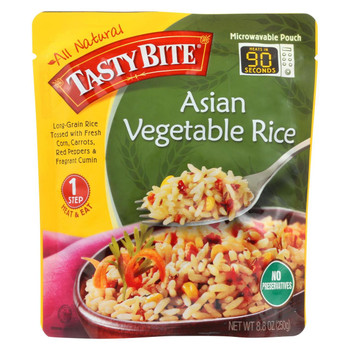 Tasty Bite Rice - Asian Vegetable - 8.8 oz - case of 6