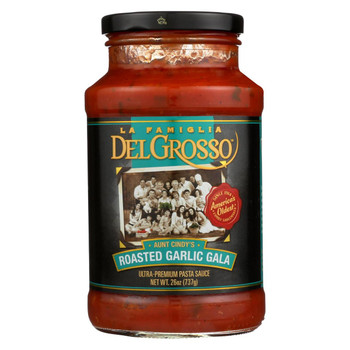 La Famiglia Red Pasta Sauce - Roasted Garlic Gala - Case of 6 - 26 oz.