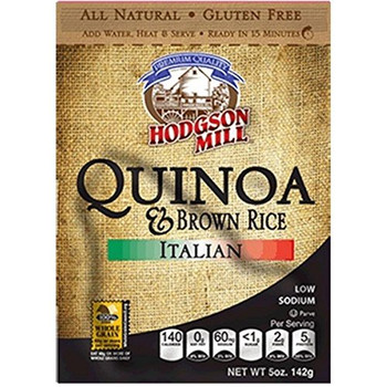 Hodgson Mills Quinoa - Italian & Brown Rice - Case of 6 - 5 oz