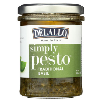 Delallo - Pesto Sauce In Oil - CS of 12-6.35 OZ Delallo - Pesto Sauce In Oil - CS of 12-6.35 OZ