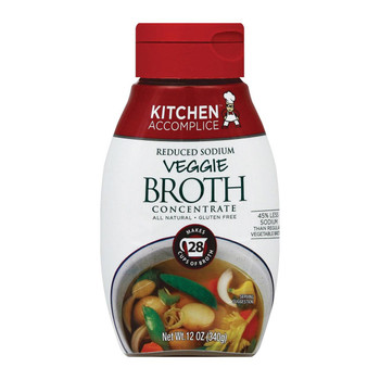 Kitchen Accomplice Veggie Broth Concentrate - Case of 6 - 12 oz.