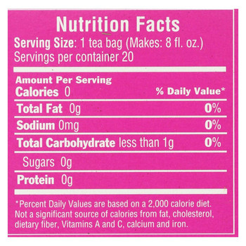 Triple Leaf Tea - Hibiscus - White Mulberry - 20 Tea Bags - 1 Case Triple Leaf Tea - Hibiscus - White Mulberry - 20 Tea Bags - 1 Case