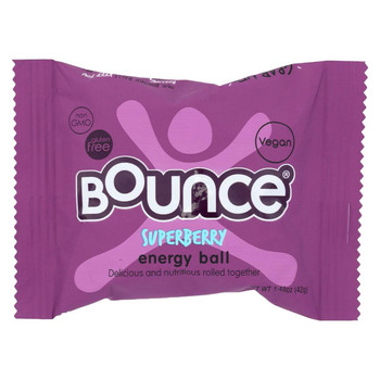 Bounce Energy Balls - Super berry - Case of 12 - 1.48 oz. Bounce Energy Balls - Super berry - Case of 12 - 1.48 oz.