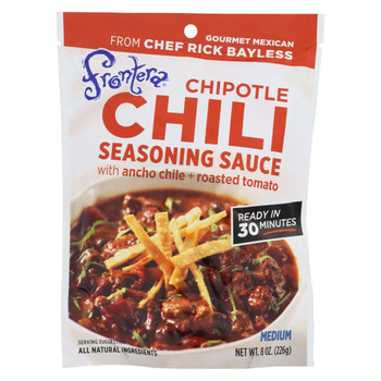 Frontera Foods Seasoning Sauce - Chipotle Chili - Case of 6 - 8 oz Frontera Foods Seasoning Sauce - Chipotle Chili - Case of 6 - 8 oz