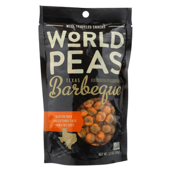 World Peas Green Peas - Texas BBQ - Case of 6 - 5.3 oz. World Peas Green Peas - Texas BBQ - Case of 6 - 5.3 oz.