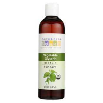 Aura Cacia - Skin Care Oil - Organic Vegetable Glycerin Oil - 16 fl oz Aura Cacia - Skin Care Oil - Organic Vegetable Glycerin Oil - 16 fl oz