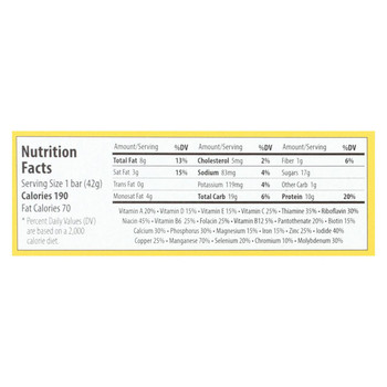 Honey Stinger Bar - Milk Chocolate Peanut Butta Protein - Case of 15 - 1.5 oz. Honey Stinger Bar - Milk Chocolate Peanut Butta Protein - Case of 15 - 1.5 oz.