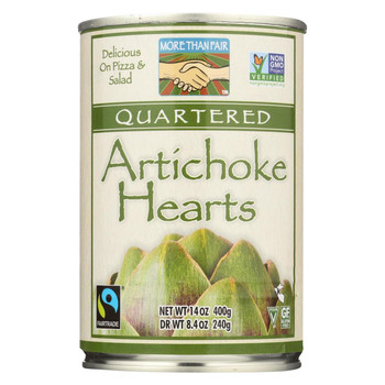 More Than Fair Artichoke Hearts - Quartered - Case of 6 - 14 oz.