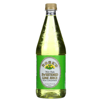 Roses Juice - Sweetened Lime - 25 oz - 1 each