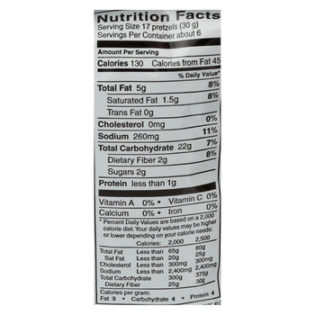 Glutino Pretzel - Buffalo Style - Case of 6 - 6 oz Glutino Pretzel - Buffalo Style - Case of 6 - 6 oz