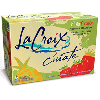 Lacroix Sparkling Water - Pina Fraise - Case of 3 - 12 Fl oz.