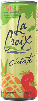 Lacroix Sparkling Water - Pina Fraise - Case of 3 - 12 Fl oz. Lacroix Sparkling Water - Pina Fraise - Case of 3 - 12 Fl oz.