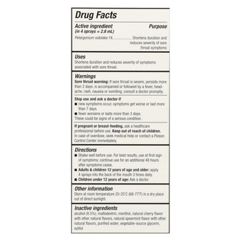 Nature's Way - Throat Spray - Umcka - Cherry - 1.9 oz - 1 each