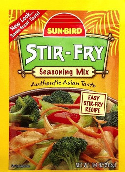 Sunbird Seasoning Mix - Stir Fry - Case of 24 - 0.75 oz.