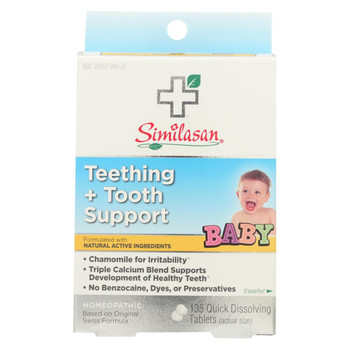 Similasan Baby Teething and Tooth Support - 135 Tablets Similasan Baby Teething and Tooth Support - 135 Tablets