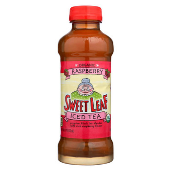 Sweet Leaf Tea Black Iced Tea - Organic Raspberry - Case of 12 - 16 Fl oz.