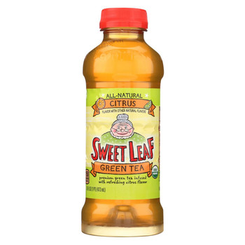 Sweet Leaf Tea Iced Green Tea - Citrus - Case of 12 - 16 Fl oz.