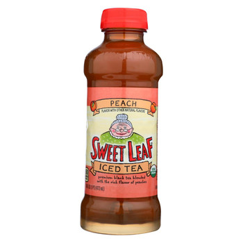 Sweet Leaf Tea Black Iced Tea - Peach - Case of 12 - 16 Fl oz. Sweet Leaf Tea Black Iced Tea - Peach - Case of 12 - 16 Fl oz.