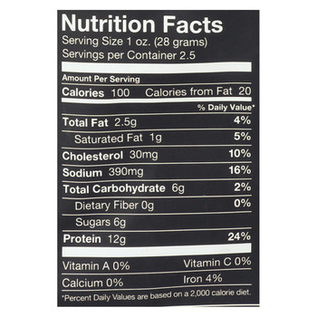 Chef's Cut Real Steak Jerkey - Chipotle Cracked Pepper - Case of 8 Chef's Cut Real Steak Jerkey - Chipotle Cracked Pepper - Case of 8