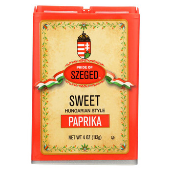 Pride of Szeged Hungarian Sweet Paprika - Case of 6 - 4 oz.