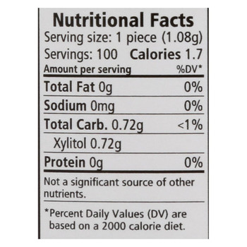 Spry Chewing Gum - Xylitol - Cinnamon - 100 count - 1 each