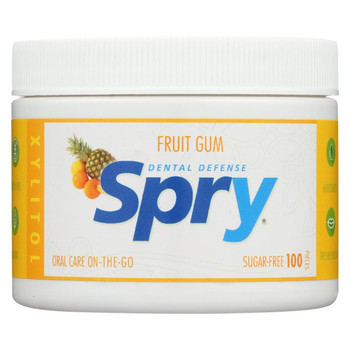 Spry Chewing Gum - Fresh Fruit - 100 Count