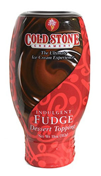 Cold Stone Creamery Dessert Topping - Indulgent Fudge - Case of 6 - 11 oz.